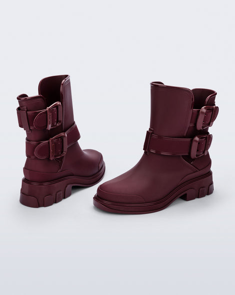 Melissa Bang Boot Burgundy