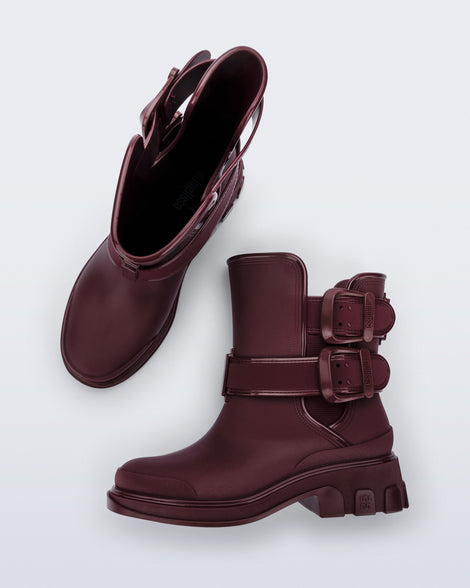 Melissa Bang Boot Burgundy
