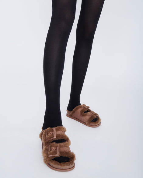 Melissa Cozy Warm Slide Brown