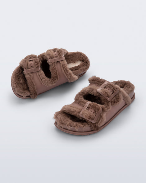 Melissa Cozy Warm Slide Brown