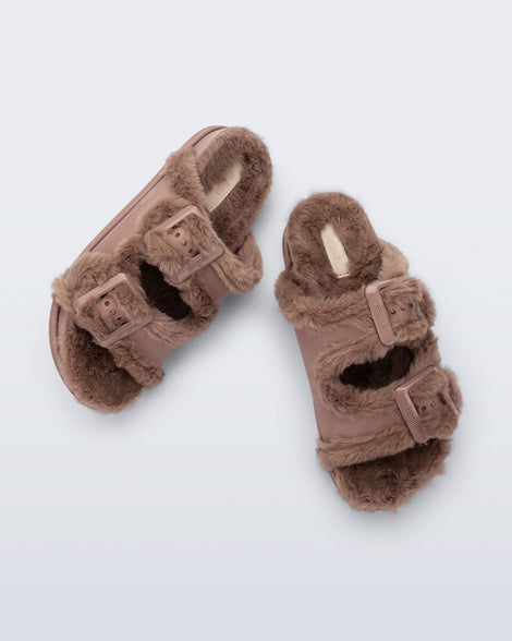 Melissa Cozy Warm Slide Brown