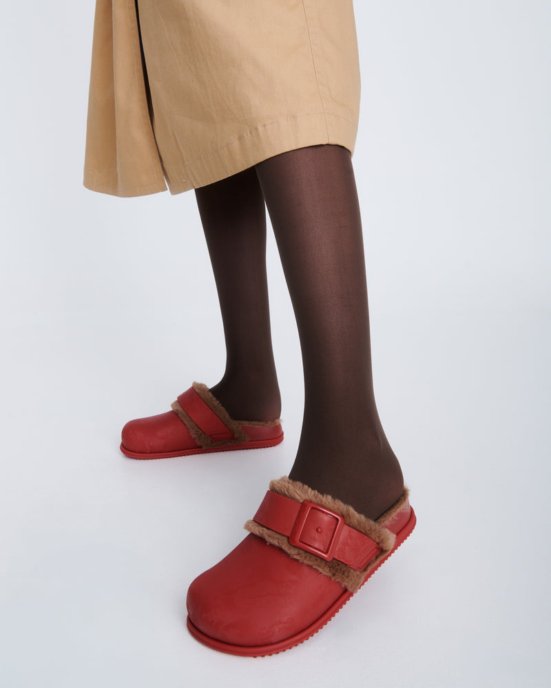 Melissa Cozy Warm Clog Red