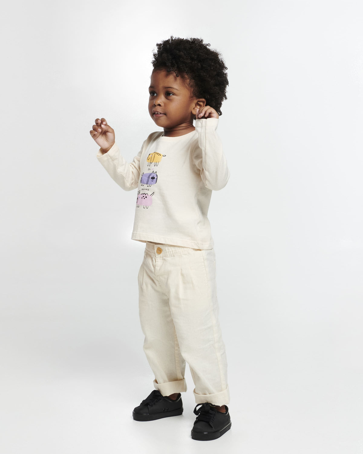 Mini Melissa Hip Sneaker Black