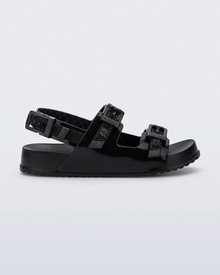 Product element, title Cozy Sandal in Nero
 price €79,00