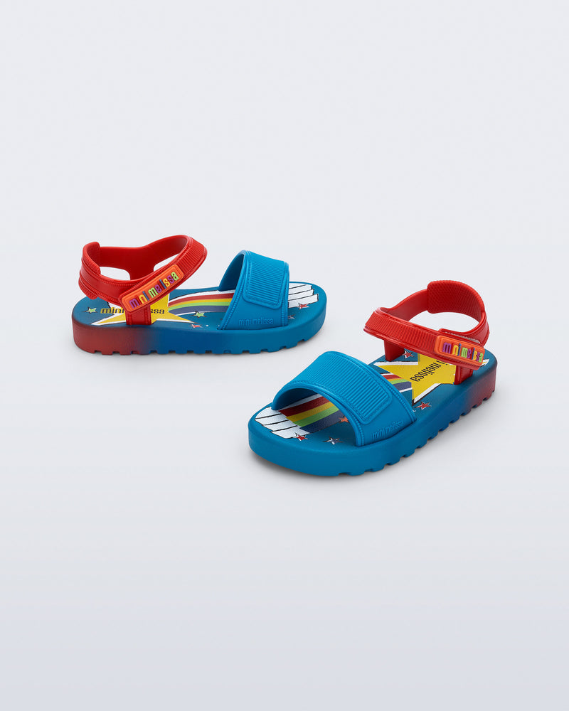 Mini Melissa Colors Blue/Red