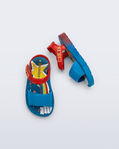 Mini Melissa Colors Blue/Red