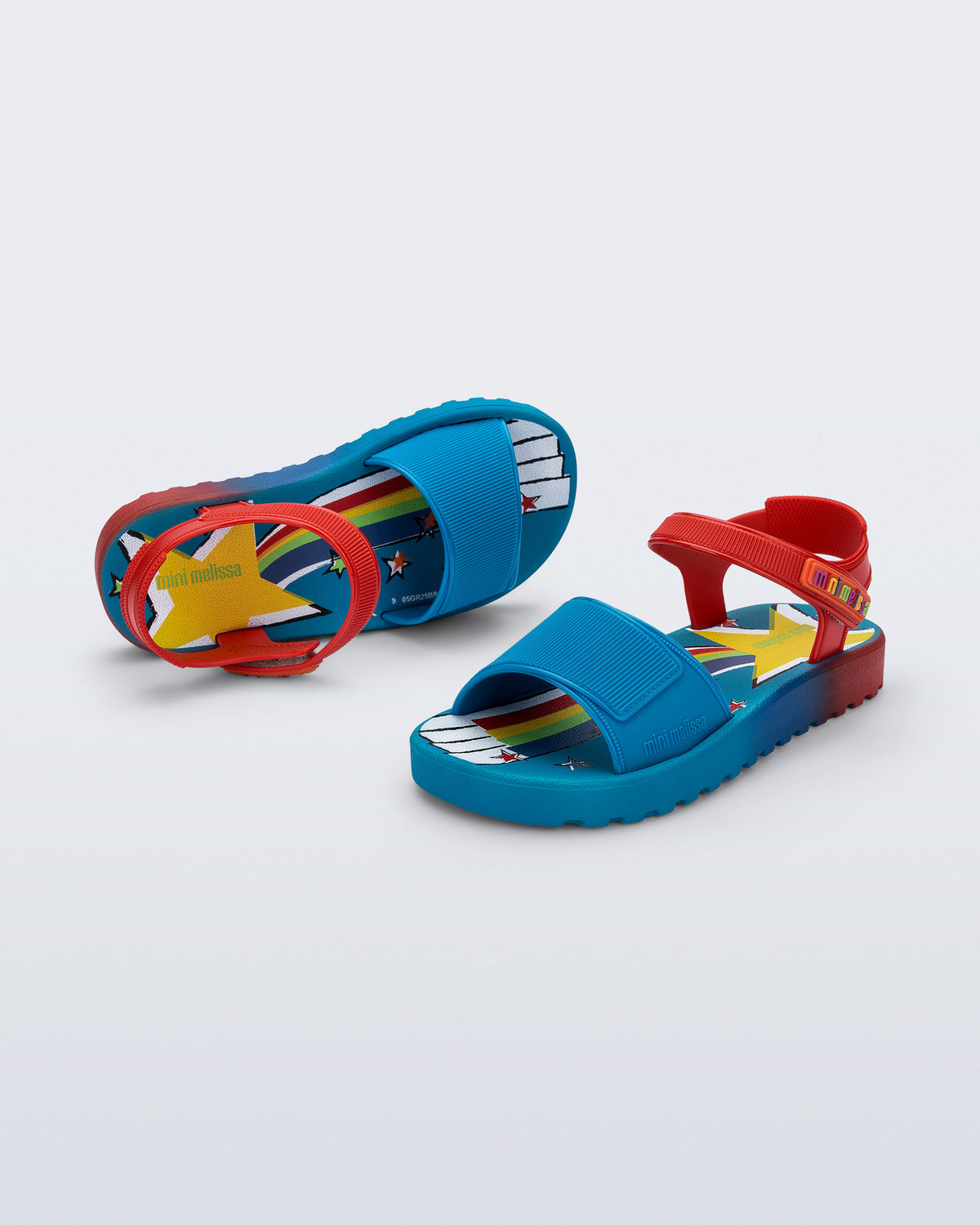 Mini Melissa Colors Blue/Red