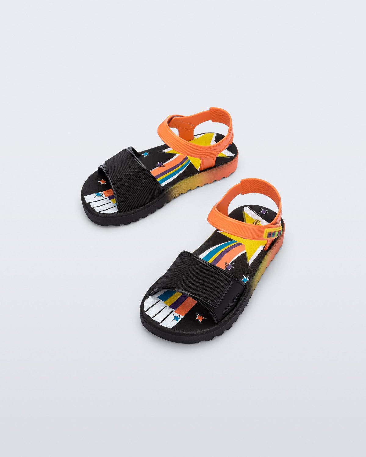Mini Melissa Colors Black/Orange
