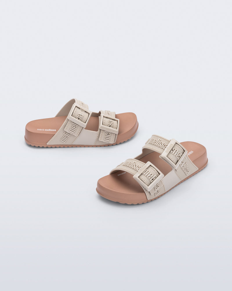 Mini Melissa Cozy Slide M Lover Brown/Beige