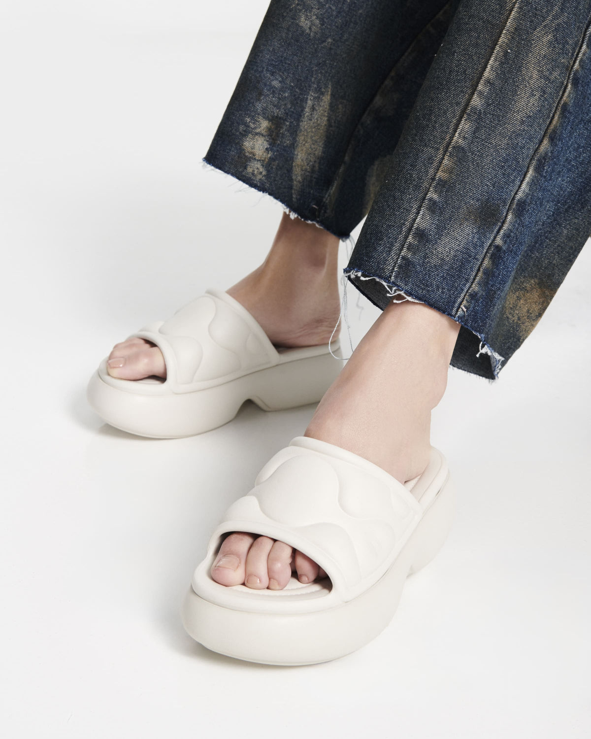 Melissa Free Puff Platform Beige