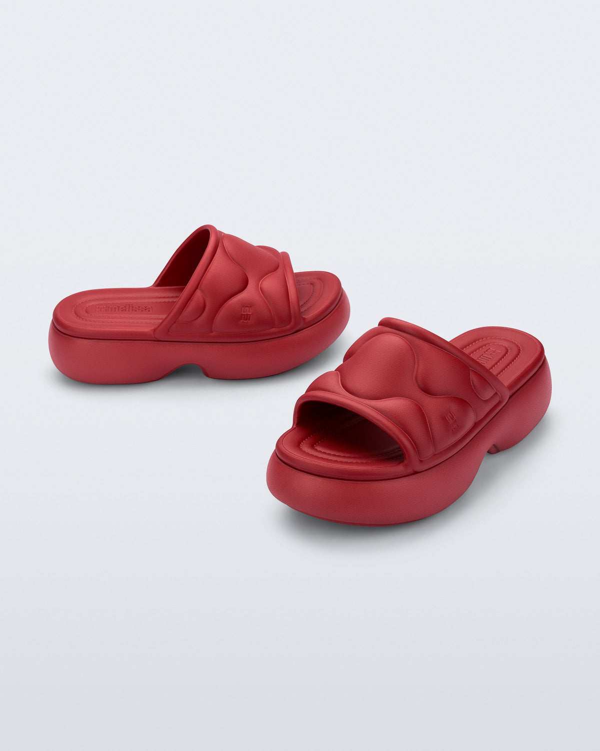 Melissa Free Puff Platform Red