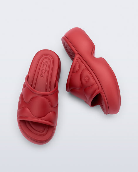 Melissa Free Puff Platform Red