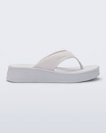 Melissa Sun Flip Flop Flatform White