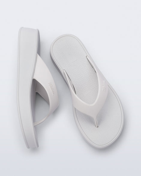 Melissa Sun Flip Flop Flatform White