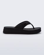 Melissa Sun Flip Flop Flatform Black