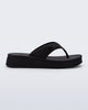 Melissa Sun Flip Flop Flatform Black
