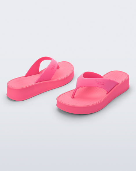 Melissa Sun Flip Flop Flatform Pink