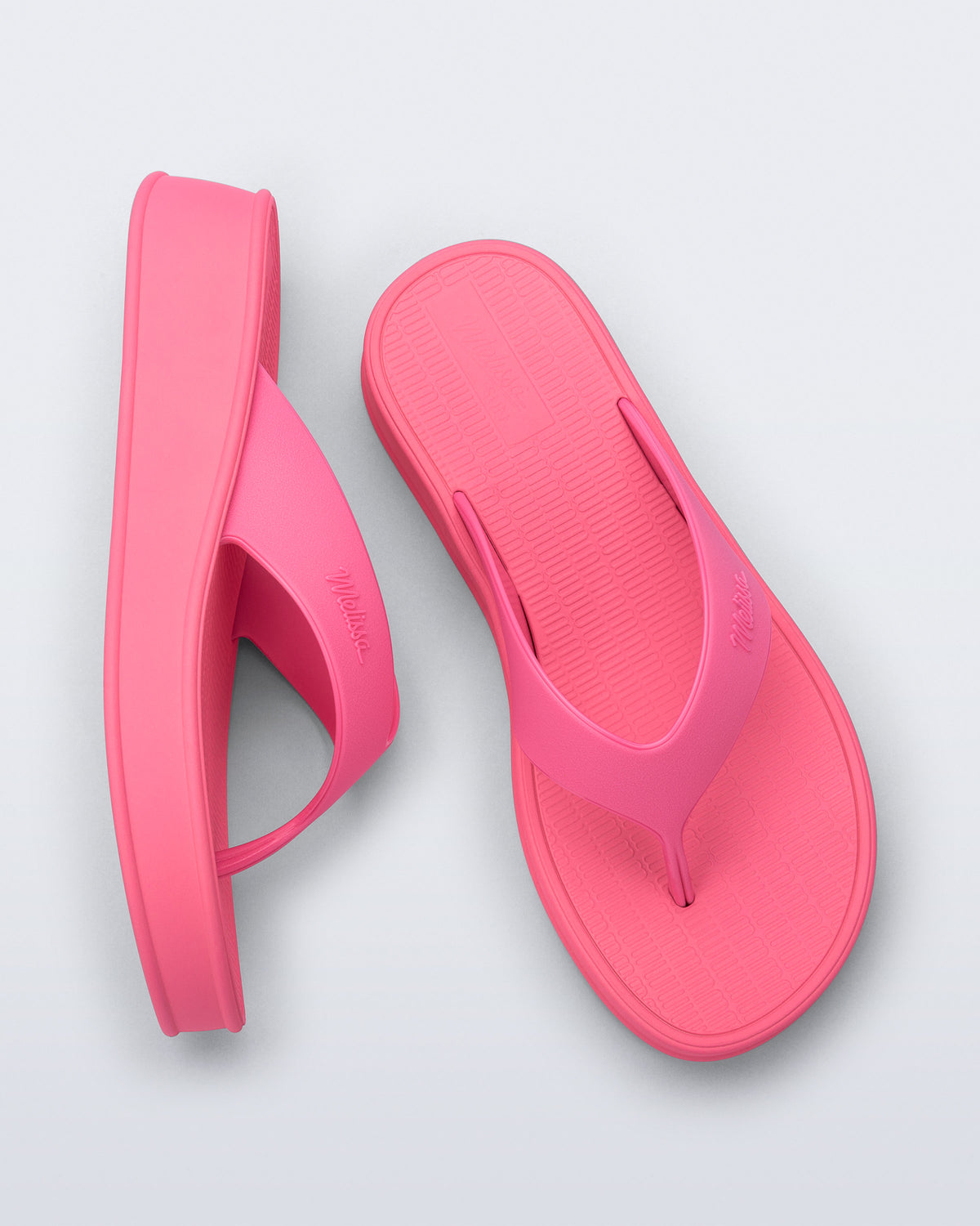 Melissa Sun Flip Flop Flatform Pink