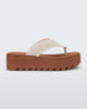 Melissa M Lover Thong Platform Brown/Beige