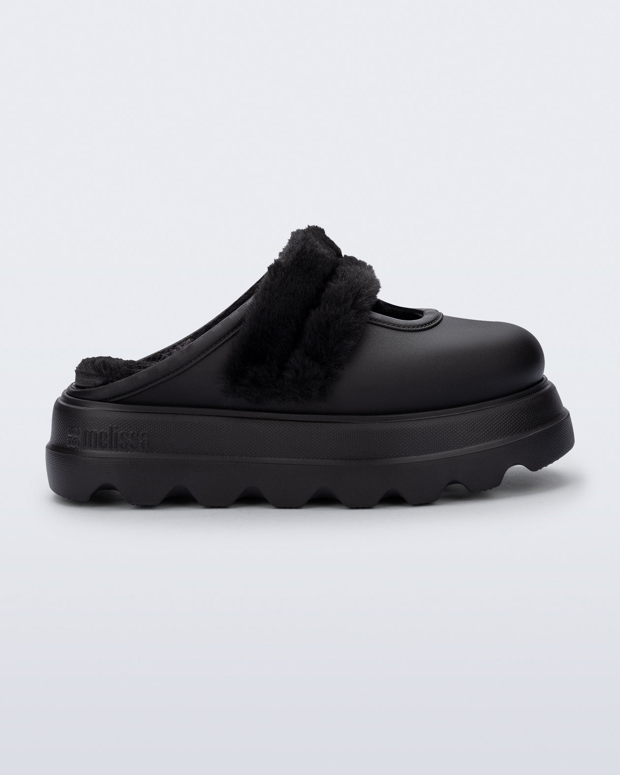 Melissa Clog Platform Warm Matt Black