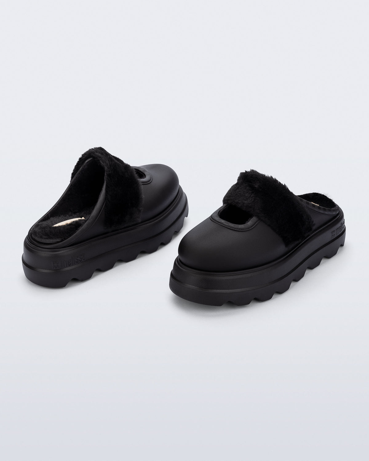 Melissa Clog Platform Warm Matt Black