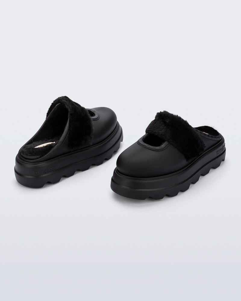 Melissa Clog Platform Warm Matt Black