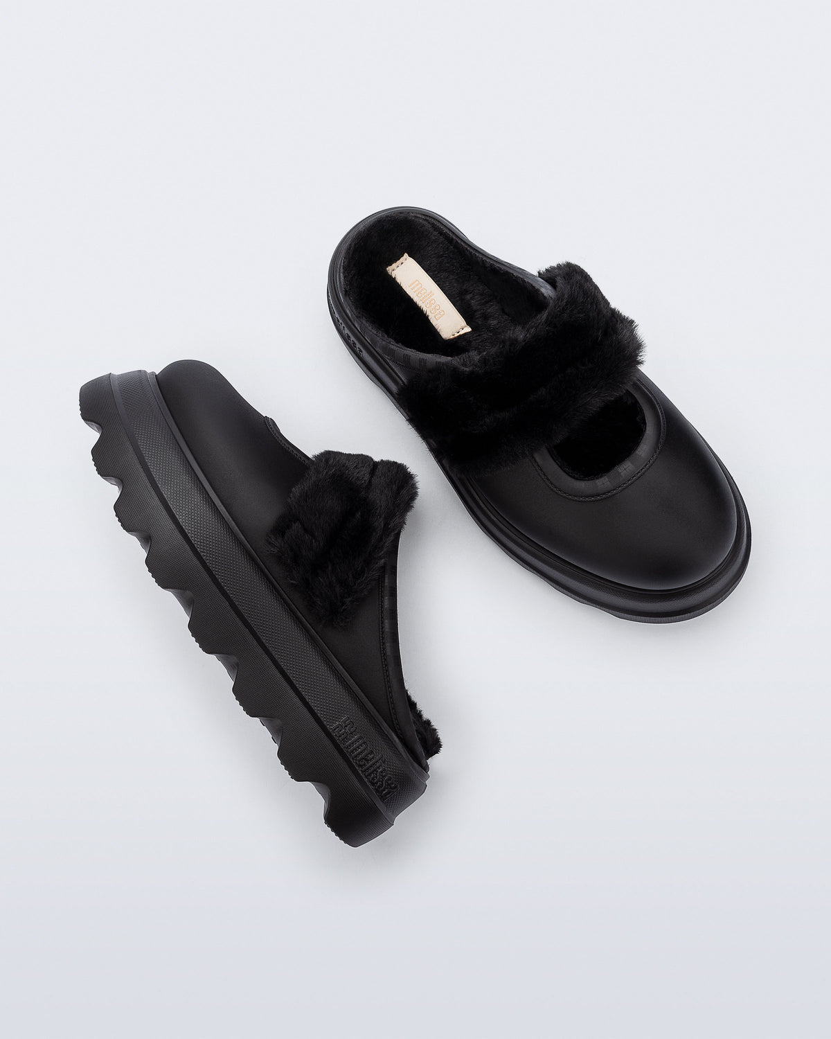Melissa Clog Platform Warm Matt Black