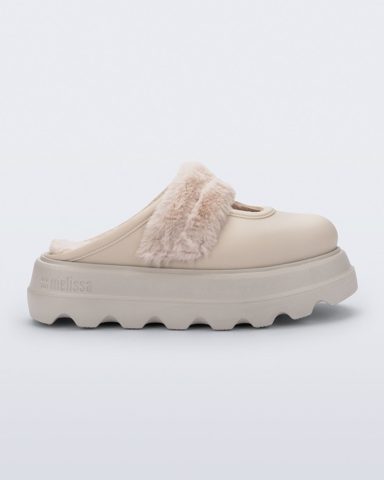 Melissa Clog Platform Warm Matt Beige