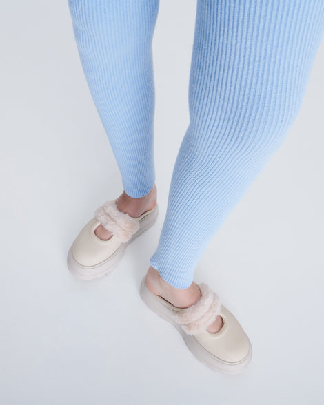 Melissa Clog Platform Warm Matt Beige