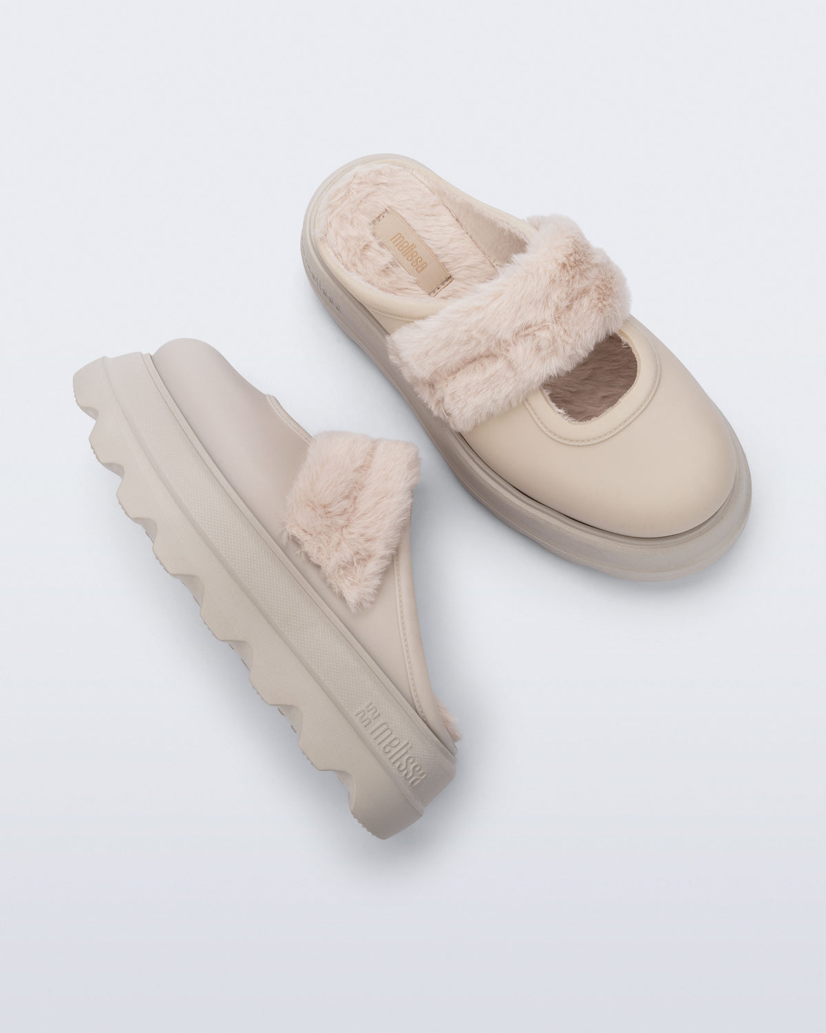 Melissa Clog Platform Warm Matt Beige