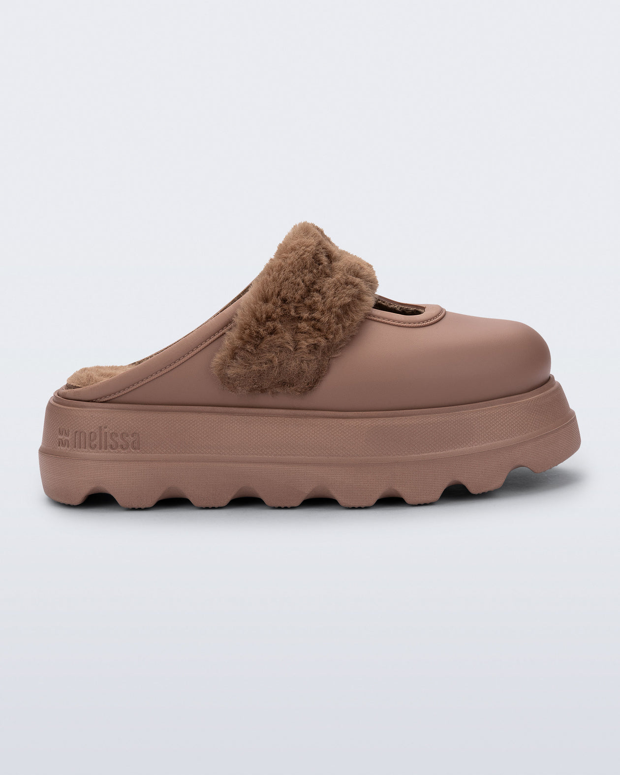 Melissa Clog Platform Warm Matte Brown