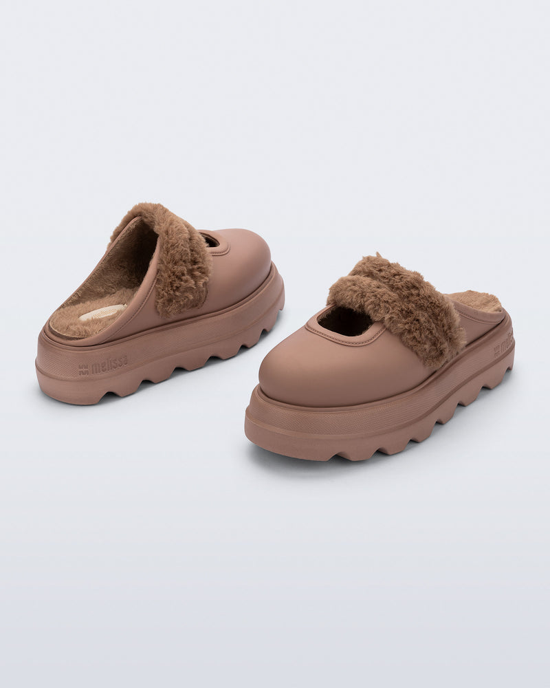 Melissa Clog Platform Warm Matte Brown