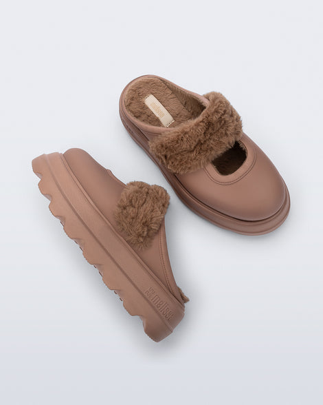Melissa Clog Platform Warm Matte Brown