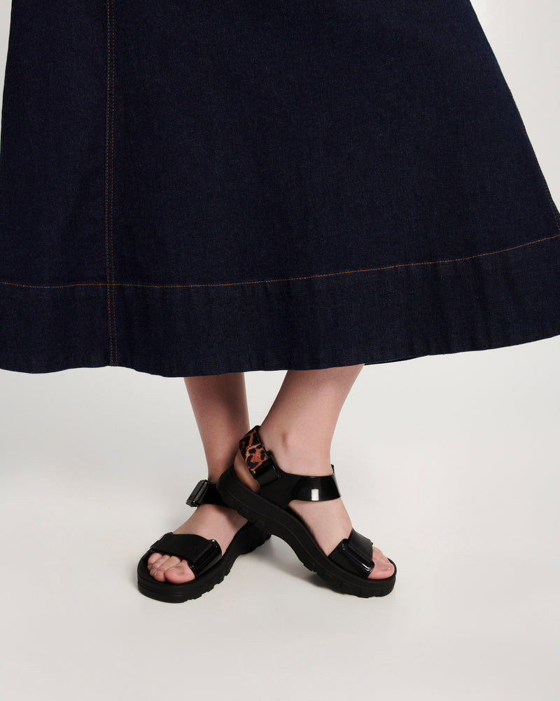 Melissa Kick Off Sandal Low Black