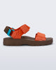 Melissa Kick Off Sandal Low Brown/Orange