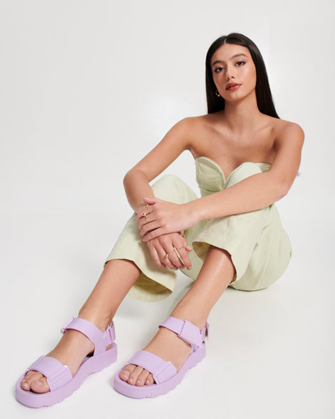 Melissa Kick Off Sandal Low Lilac