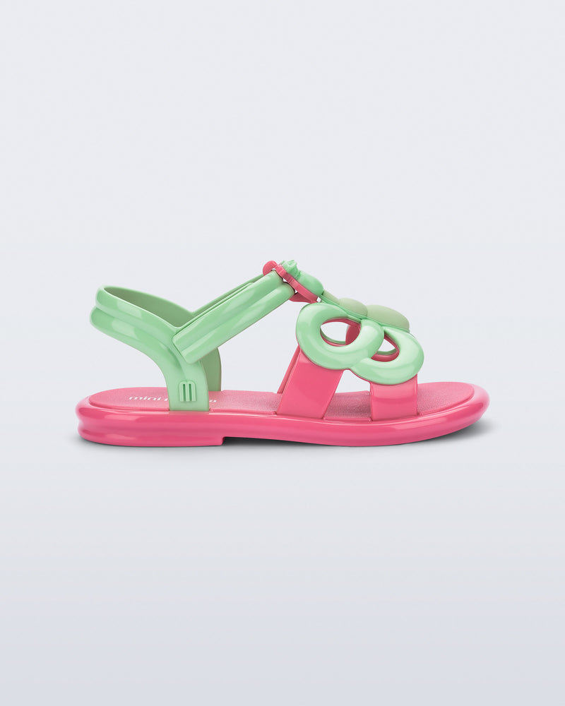 Mini Melissa Hip Butterfly Pink/Green