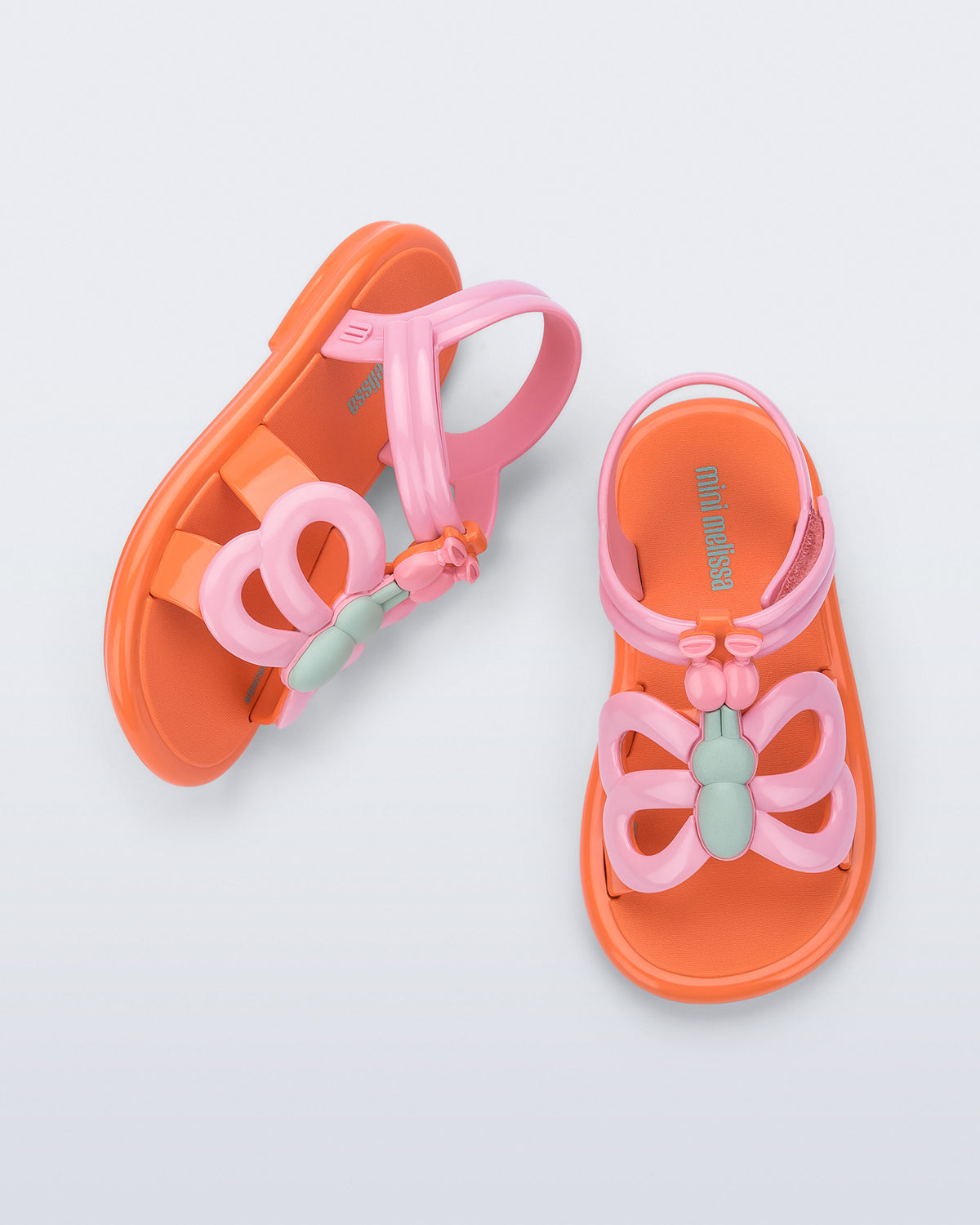 Mini Melissa Hip Butterfly Orange/Pink