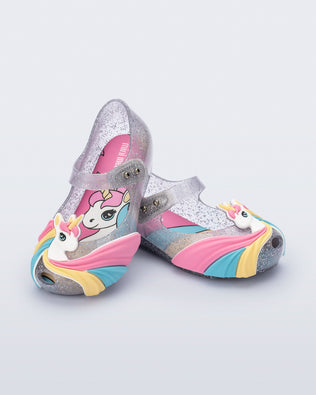 Product element, title Ultragirl Unicorn in Glitter Clear/Pink
 price €45,00