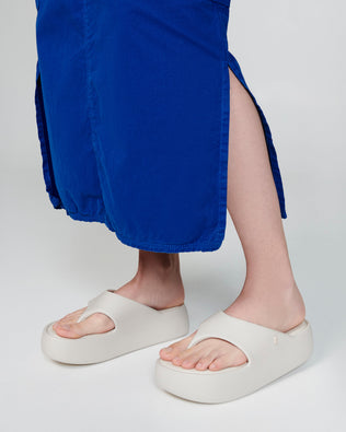 Product element, title Free Platform Thong in Beige
 price €99,00