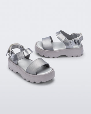 Product element, title Kick Off Sandal in Silver
 price €62,00