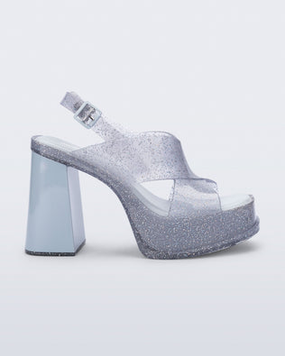 Product element, title Dance Heel in Glitter Clear
 price €139,00