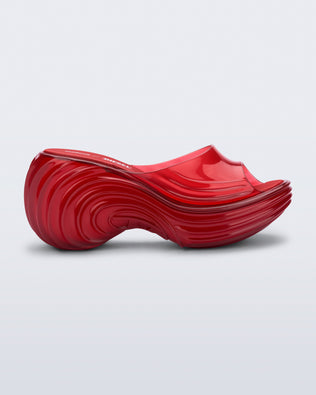 Product element, title Platform in Transparent Red
 price €175,00