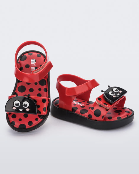 Mini Melissa Jump Bugs Red/Black Product Image 3