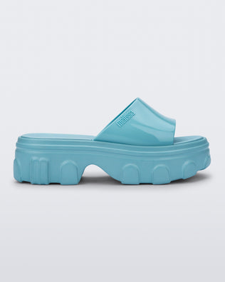 Product element, title Ella Slide in Blue
 price €99,00
