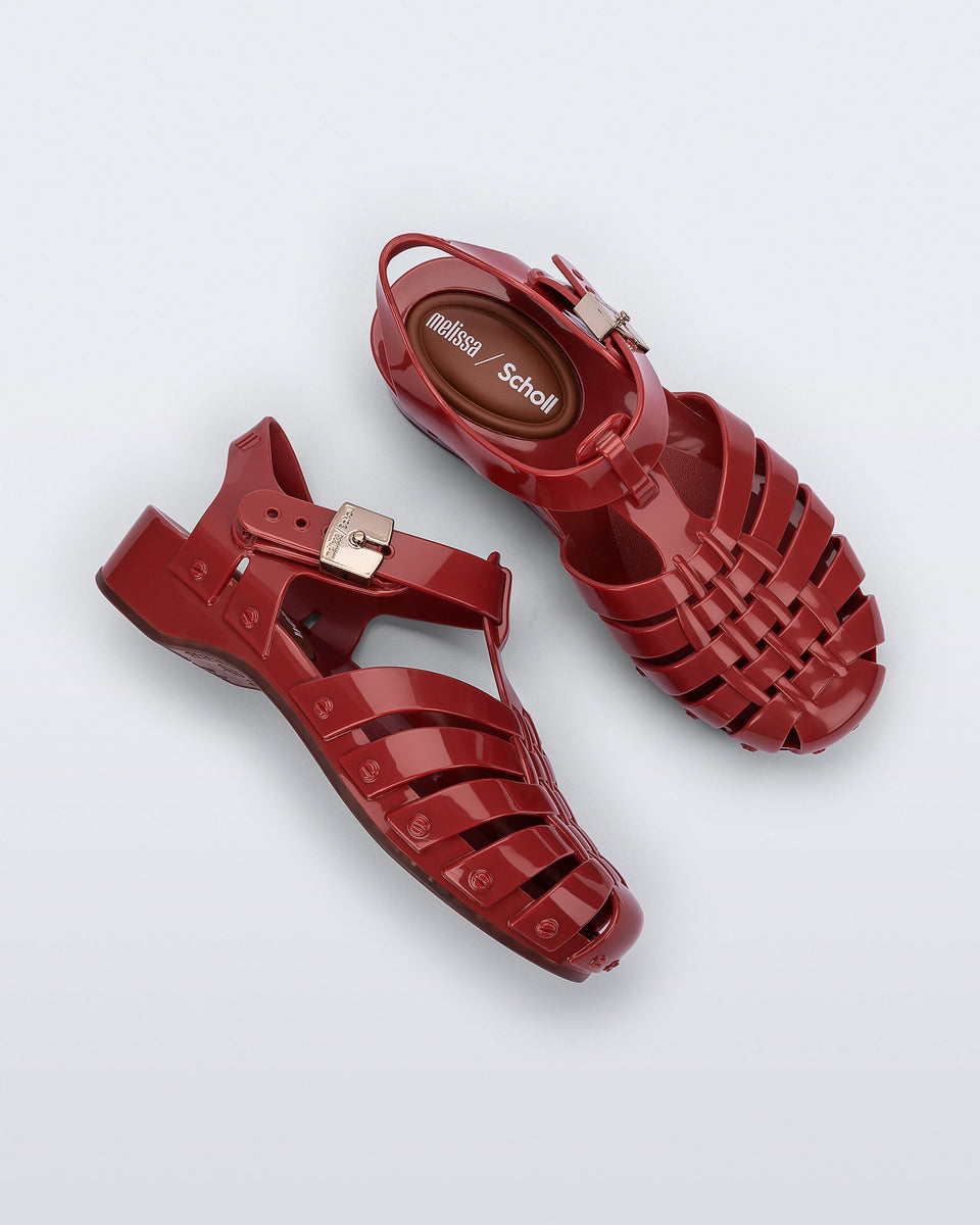 Possession Pescura Sandalo in Red & Melissa Shoes IT