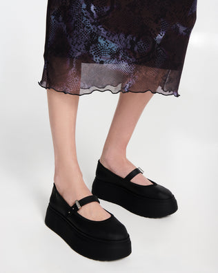 Product element, title Soft Ballerina Platform in Nero
 price €99,00