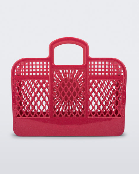 Back view of the glitter pink Bag + Bimba y Lola
