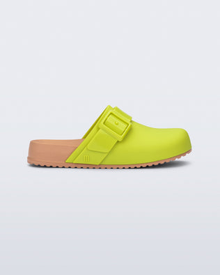 Product element, title Cozy Clog in Green/Brown
 price €55,00