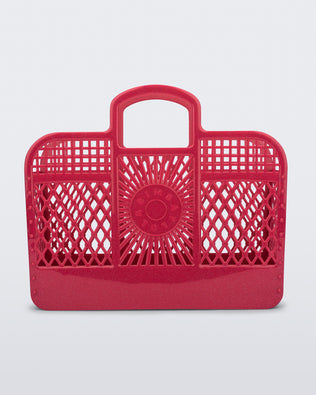Product element, title Jelly Beach Bag in Glitter Pink
 price €99,00